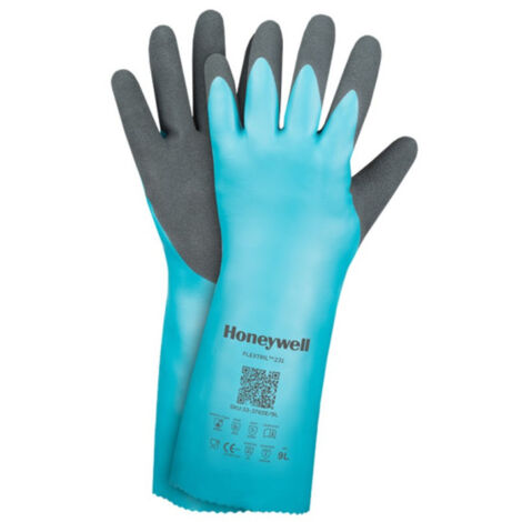 Guante de nitrilo de protección química FLEXITRIL CORTE C Pack 12 pares SAFETOP 10