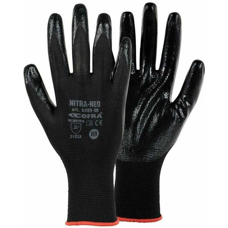 

COFRA Guante de nitrilo nitra neo talla 7 s cofra