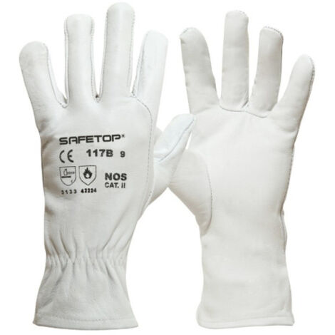 Guante de piel flor vacuno SAFETOP térmico Nos 10