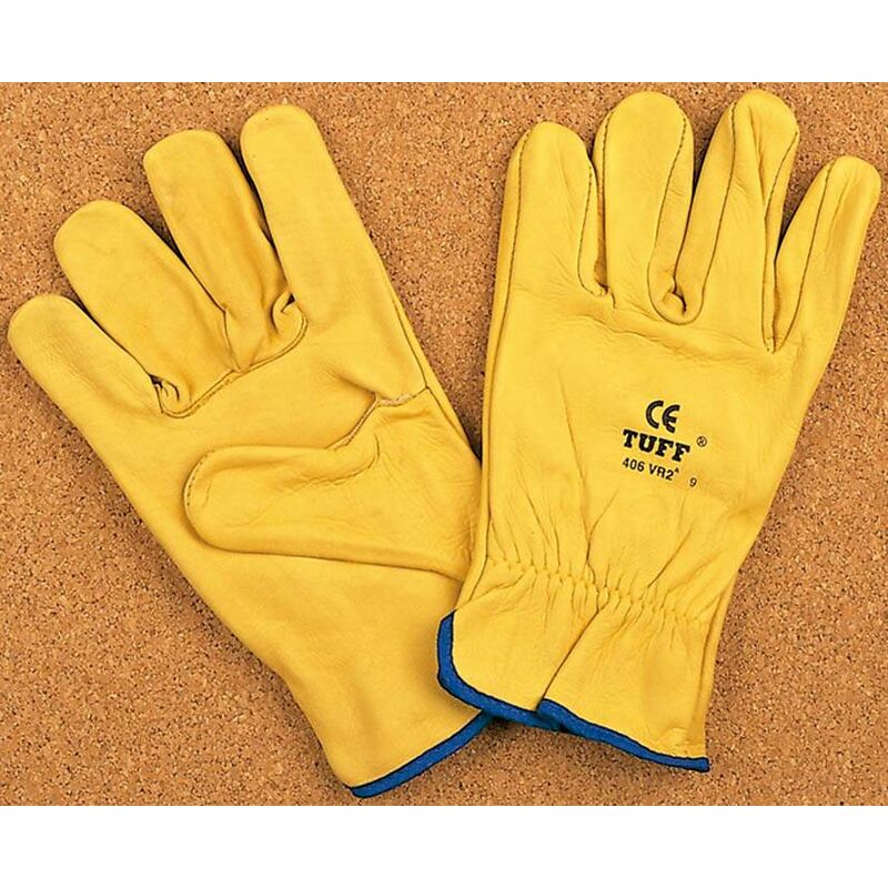 

Guante de piel flor vacuno corto amarillo T.XL - Juba