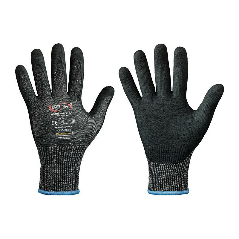 

Guantes de corte Comfort Cut talla 11 negro jaspeado / negro EN 388 PSA II 12 PA (Por 12)