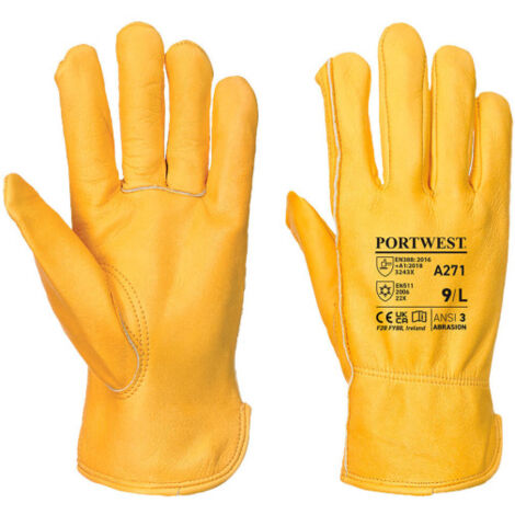 Guante de protección con forro polar, pulgar Keystone Driver A271 L