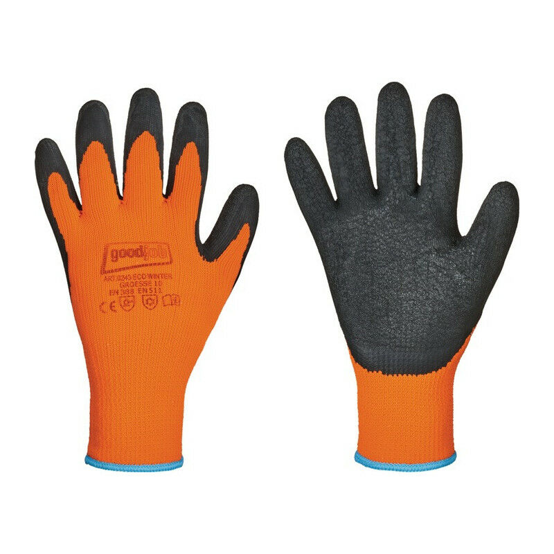 

Goodjob - Guante de protección contra el frío Eco Winter talla 8 negro / naranja EN 388.EN 511 Cat.II 12 PA (Por 12)