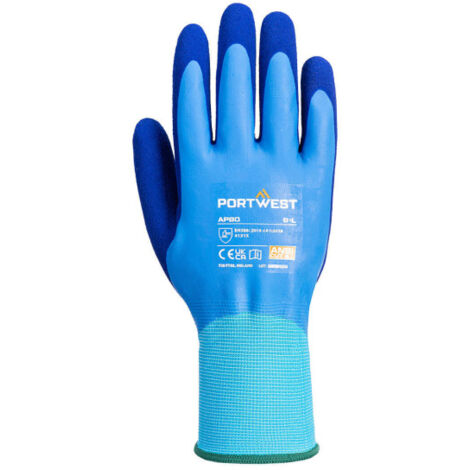Guante de protección contra líquidos Liquid Pro Azul AP80 XL