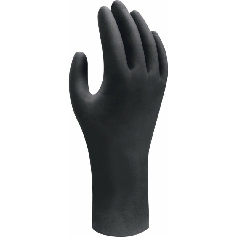 Showa - Guantes de un solo uso,Nitril,7550, Talla L(8-9),pack de 100 unidades