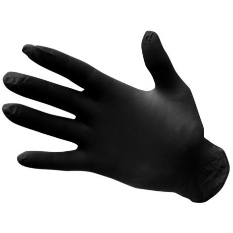 Guante desechable de Nitrilo sin polvo (pack 100) Negro A925 XL Azul