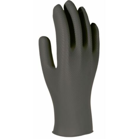 Guante desechable m texturizado unigrip bk nitr. ne 3l 50 pz