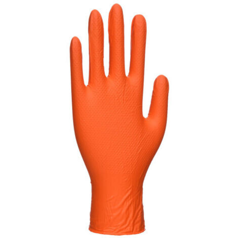 Guante desechable naranja HD contra virus y microorganismos (pack 100) A930 S Naranja