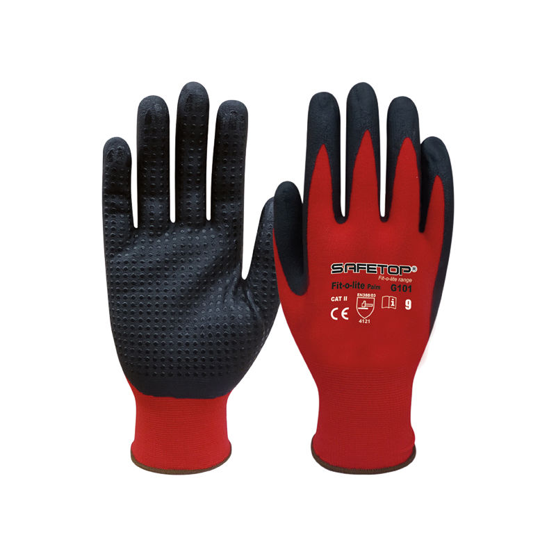 

Guante Fit-O-Lite Nitrilo G101 T-07 Rojo - 511350