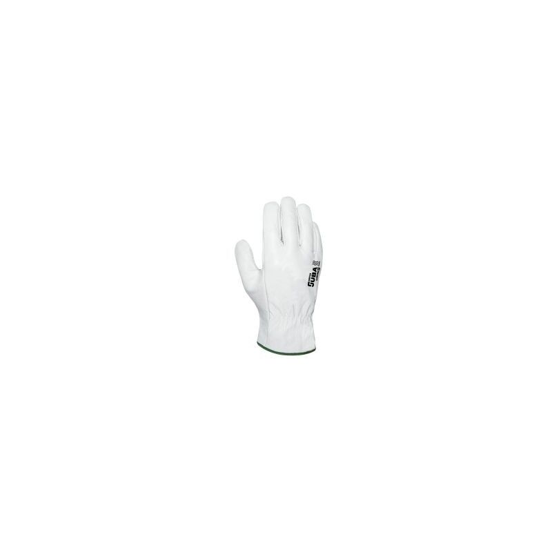 Guantes vacuno piel blanco B406VRW 10 xl - Juba
