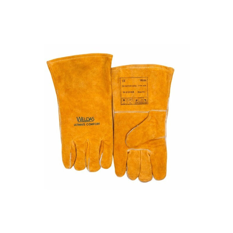 

Guante económico forrado de algodón Golden Brown | XL - Weldas