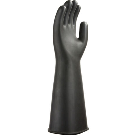 Guante grueso de látex, para protección química Negro A802 XXL