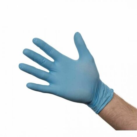 GUANTE GS0035-UNICARE SOFT NITRILE BLUE T-XL (100U) - NITREX