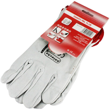 GUANTE INDUSTRIAL PIEL BLANCA T-8 PAR