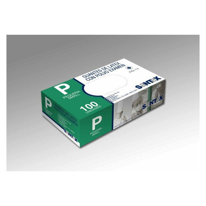 

GUANTE LATEX DESECHABLE CON POLVO 100 UNID TALLA G (Grande)