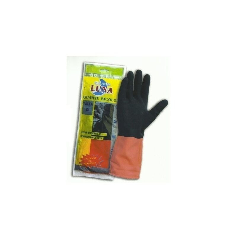 

Guante Quimico M08 Bicolor Flocado Latex Rojo/Negro - Luna