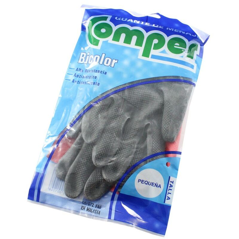 

Macor - Guante latex bicolor t-p