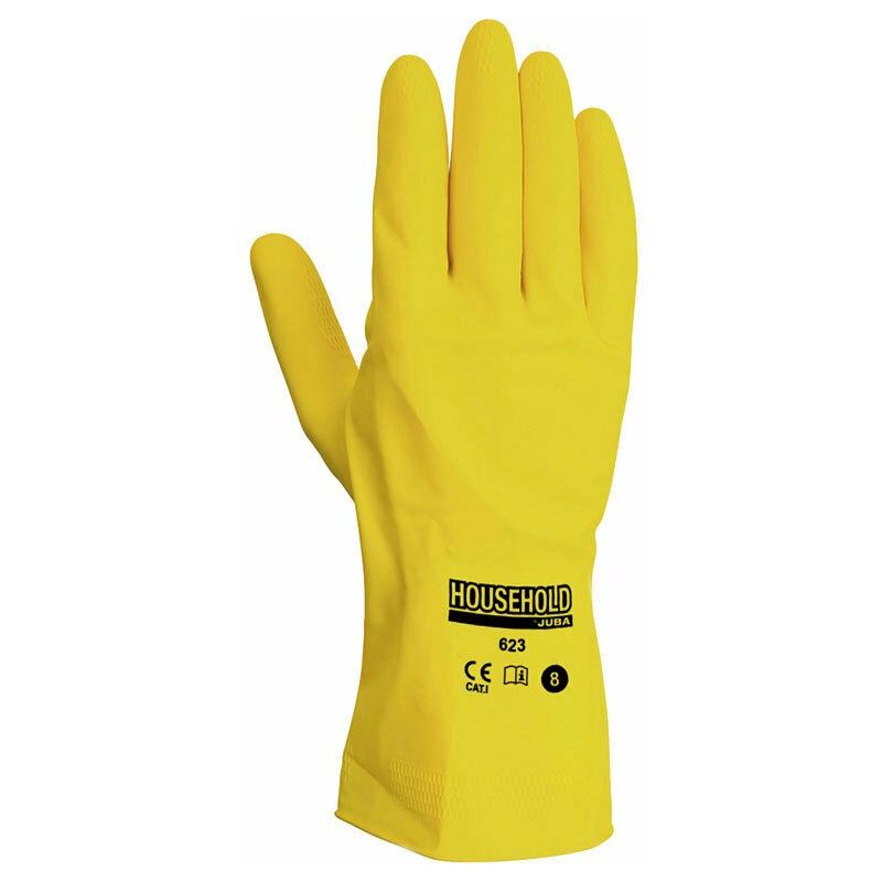 

Juba - GUANTE HOUSEHOLD LATEX AMARILLO T/7