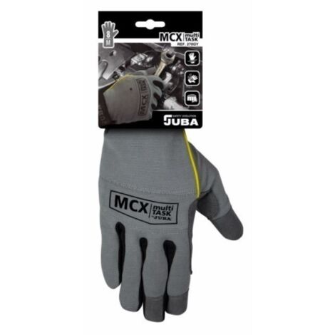 Guante Mecanico L09 Mecanix Cuero Gris Juba
