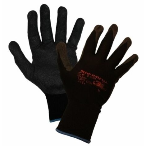 Guante mecanico l09 mojado microflex nitr. gr/neg 3l