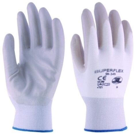 Guante mecanico l09 p/nit superflex nyl bl/gr 3l