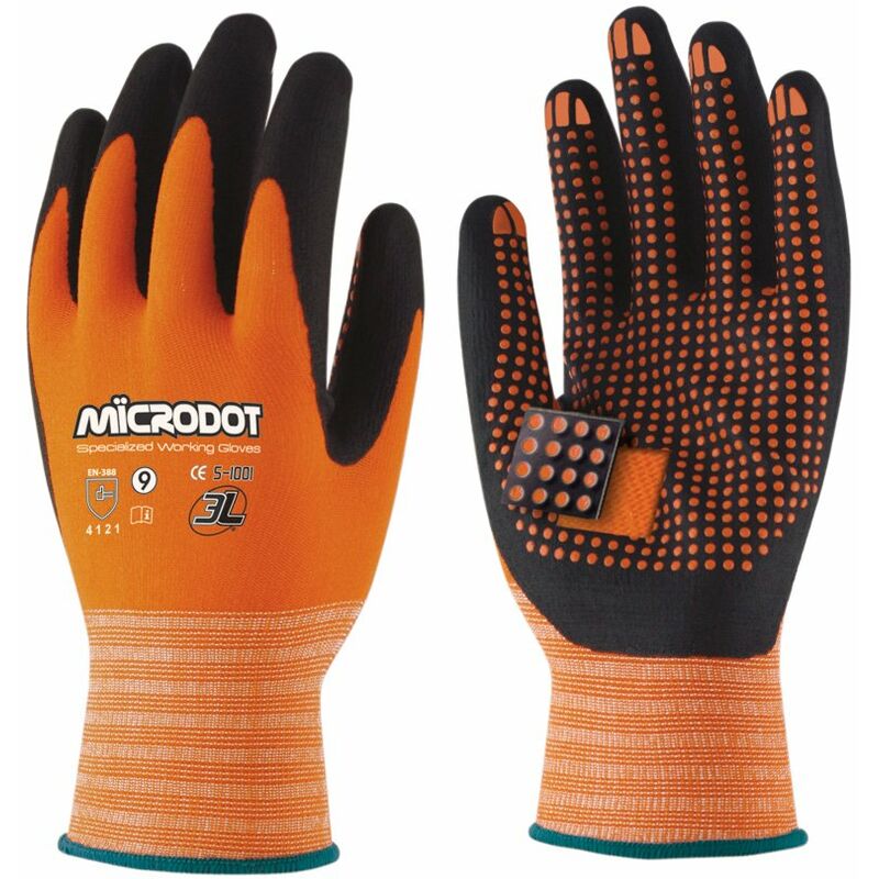 

3L - Guante Nilon Con Nitrilo Foam Talla 8
