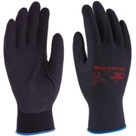 Guante mecanico m08 mojado microflex nitr. gr/neg 3l