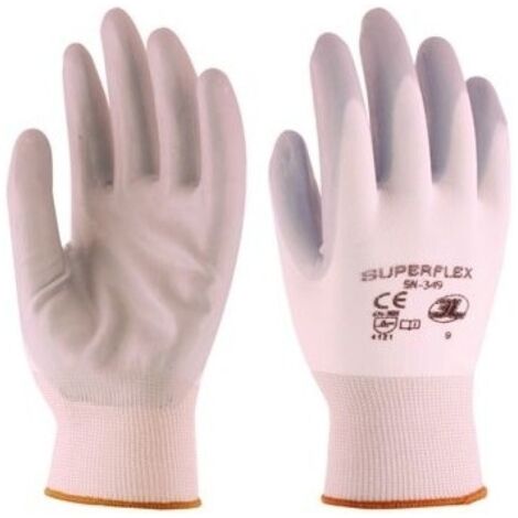 Guante mecanico m08 p/nit superflex nyl bl/gr 3l