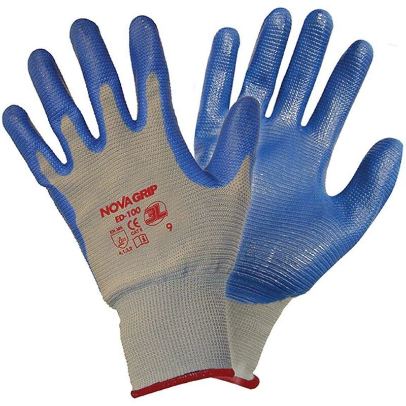 

Guante mecánico l09 p/nit novagrip nyl gr/az 3l