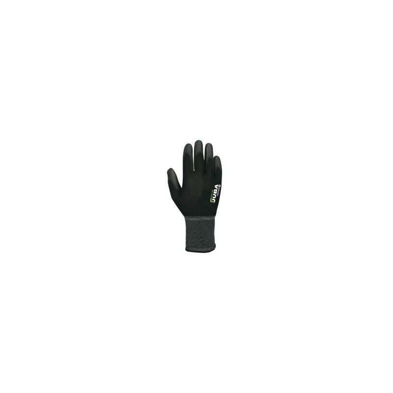Guantes PU1400 nylon/poliuretano negro 9 l - Juba