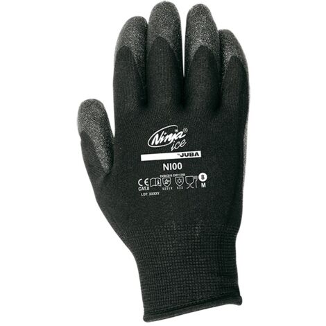 GUANTE NILON RECUBIERTO PVC INTERIOR VULRIZO NINJA ICE INVIERNO