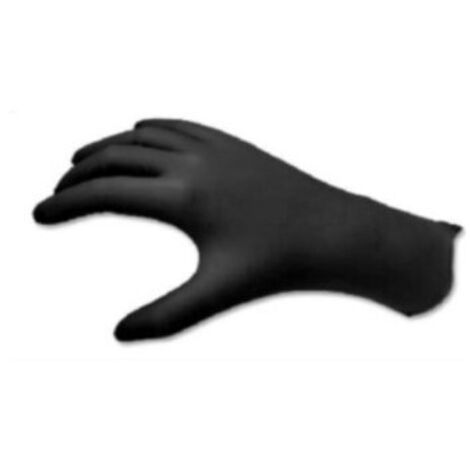 GUANTE NITRILO NEGRO T-7-7 1/2 - CEGASA