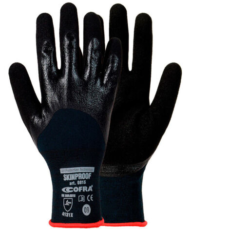 Guante Nitrilo Skinproof Talla 8 M Cofra