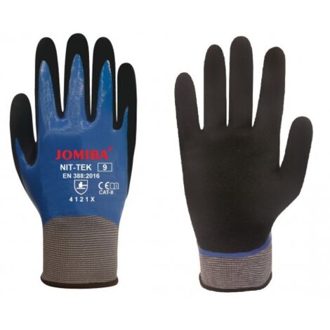 GUANTE NYLON 2 CAPAS NIT LISO+NIT RUGOSO T-9 - JOMIBA
