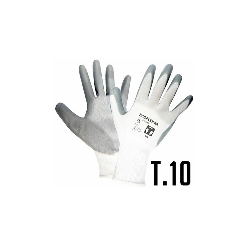 

3L - Guante Nylon C/Recubrimiento Nitrilo T10