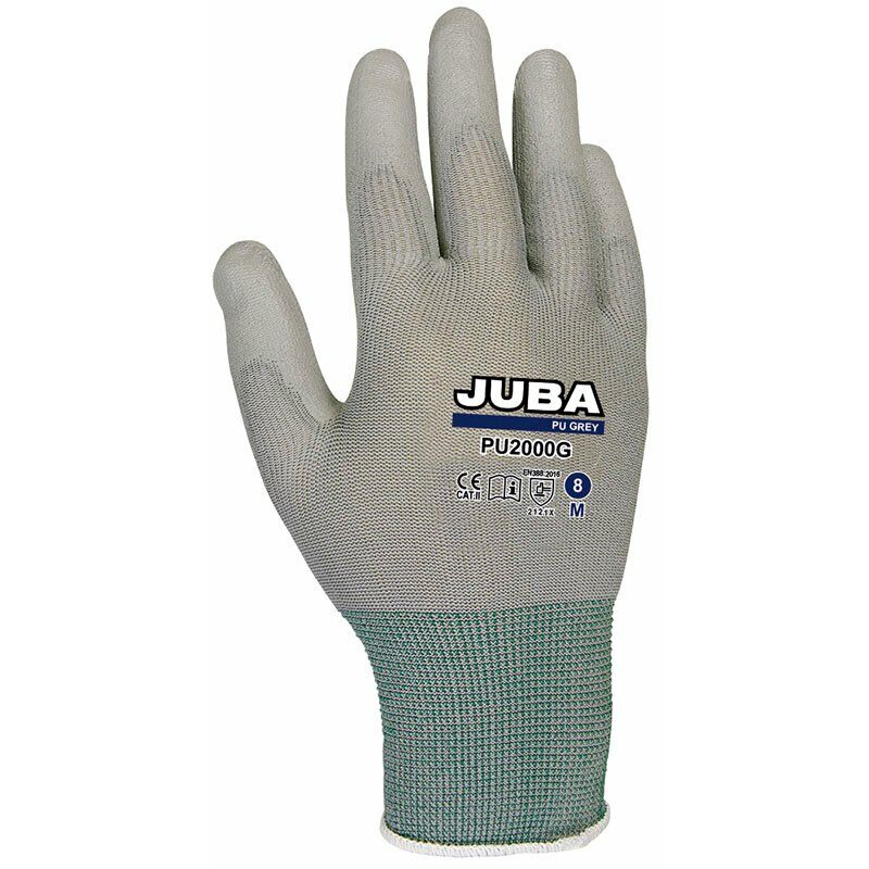 

Juba - GUANTE NYLON C/RECUBRIMIENT.PU GRIS T/10