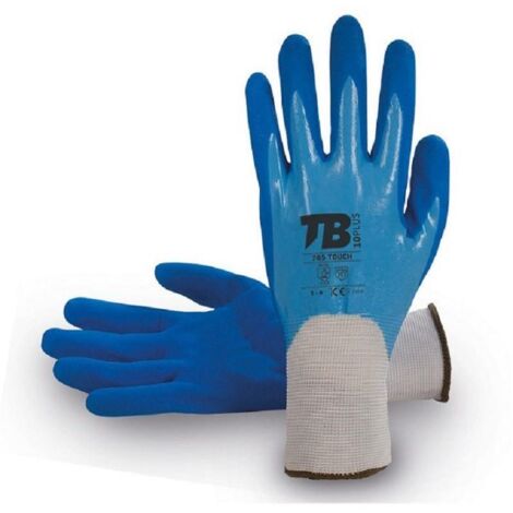 guante nylon cubierto total nitrilo 765 touch talla 8-9 t/guante talla m-8