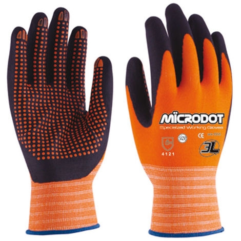 Guante nylon Microdot 3L T-8