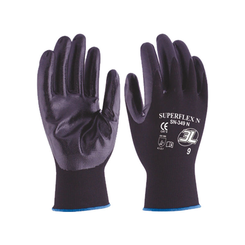 

3l Internacional - Guante nylon nitrilo Superflex N 3L T-8