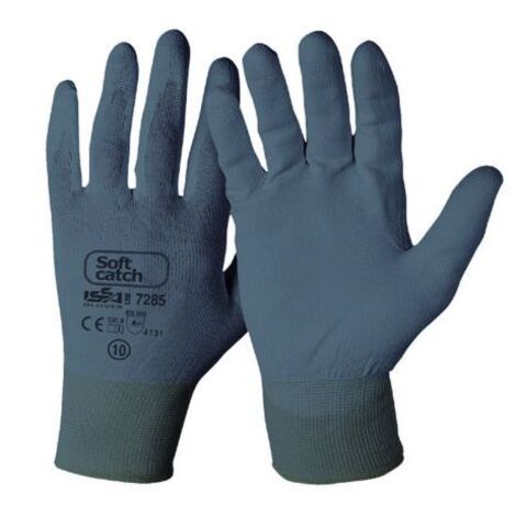 guante nylon palma poliuretano gris 500g2 uretan talla 6-10 t/guante talla l-9