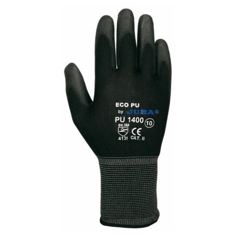 

Juba Guantes Pu1400 Nylon/Poliuretano Negro .8M