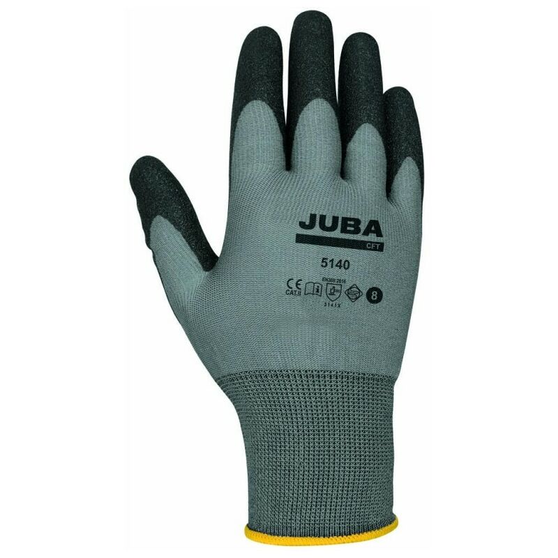 

Guante trabajo m8 nylon pvc gr/neg cft - Juba