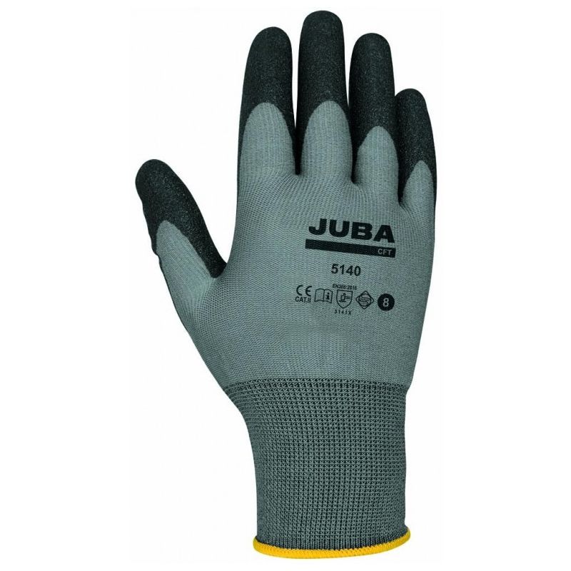 

Guante trabajo xl10 nylon pvc gr/neg cft - Juba