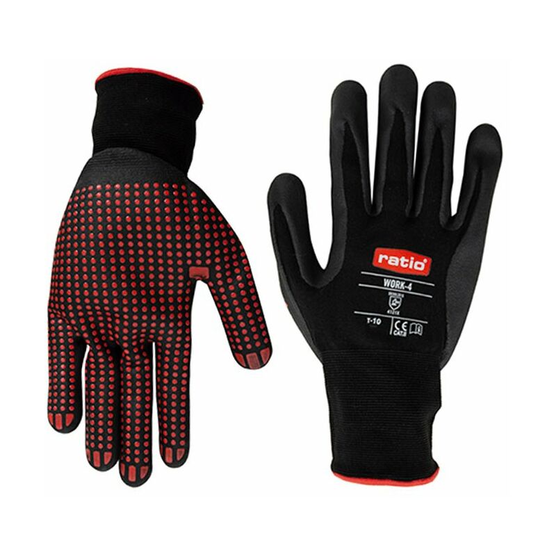 

Guante Nylon Rcubr.Nitrilo C/Puntos T/7