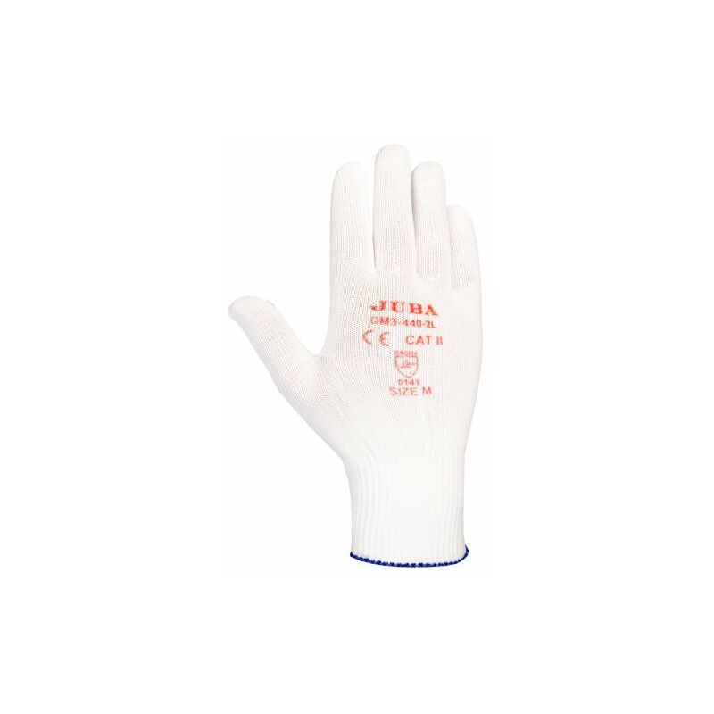 

Guante Nylon Sin Costuras Blanco S
