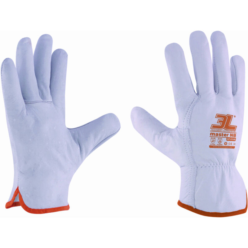 Guante mecanico XL10 masster piel bl 3L