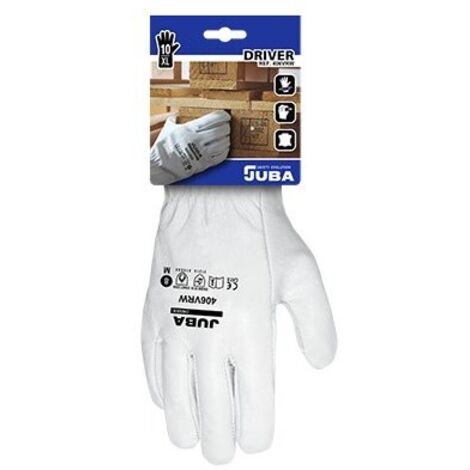 Guante piel flor vacuno natural, driver, t-10 xl