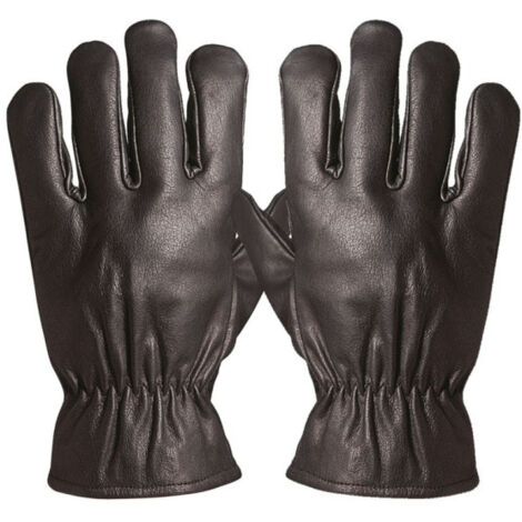 Guante piel hydro SAFETOP con forro invierno Dorneda-Black 10