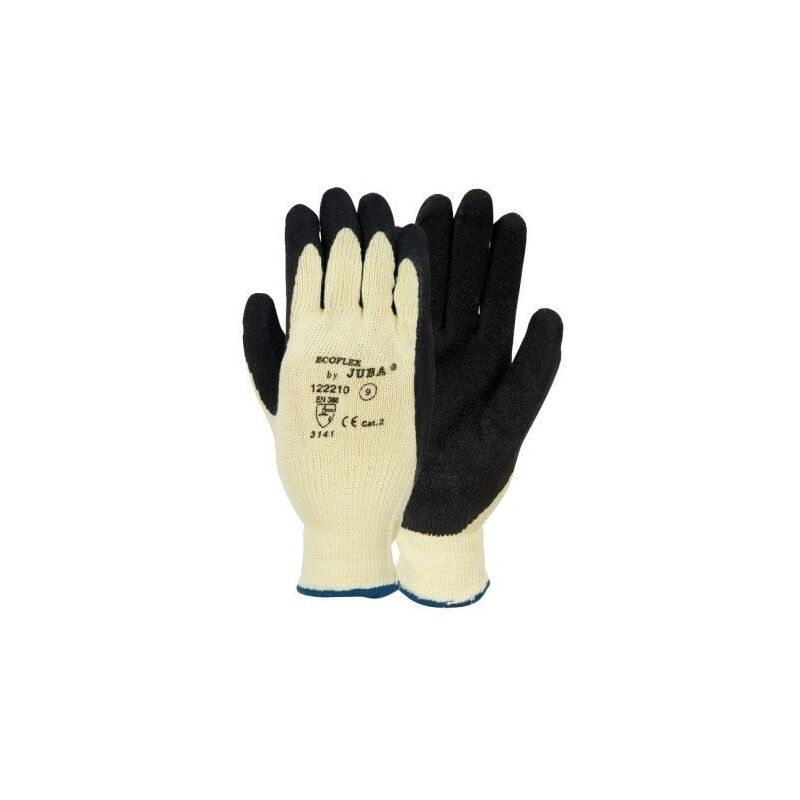 

Guante Mecanico L09 Palma Latex Eco-Flex Poliester/Algo Blanco /Gris Juba