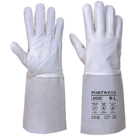 Guante Premium para Soldadura Tig - Dexteridad y Protección / Gris / XXL